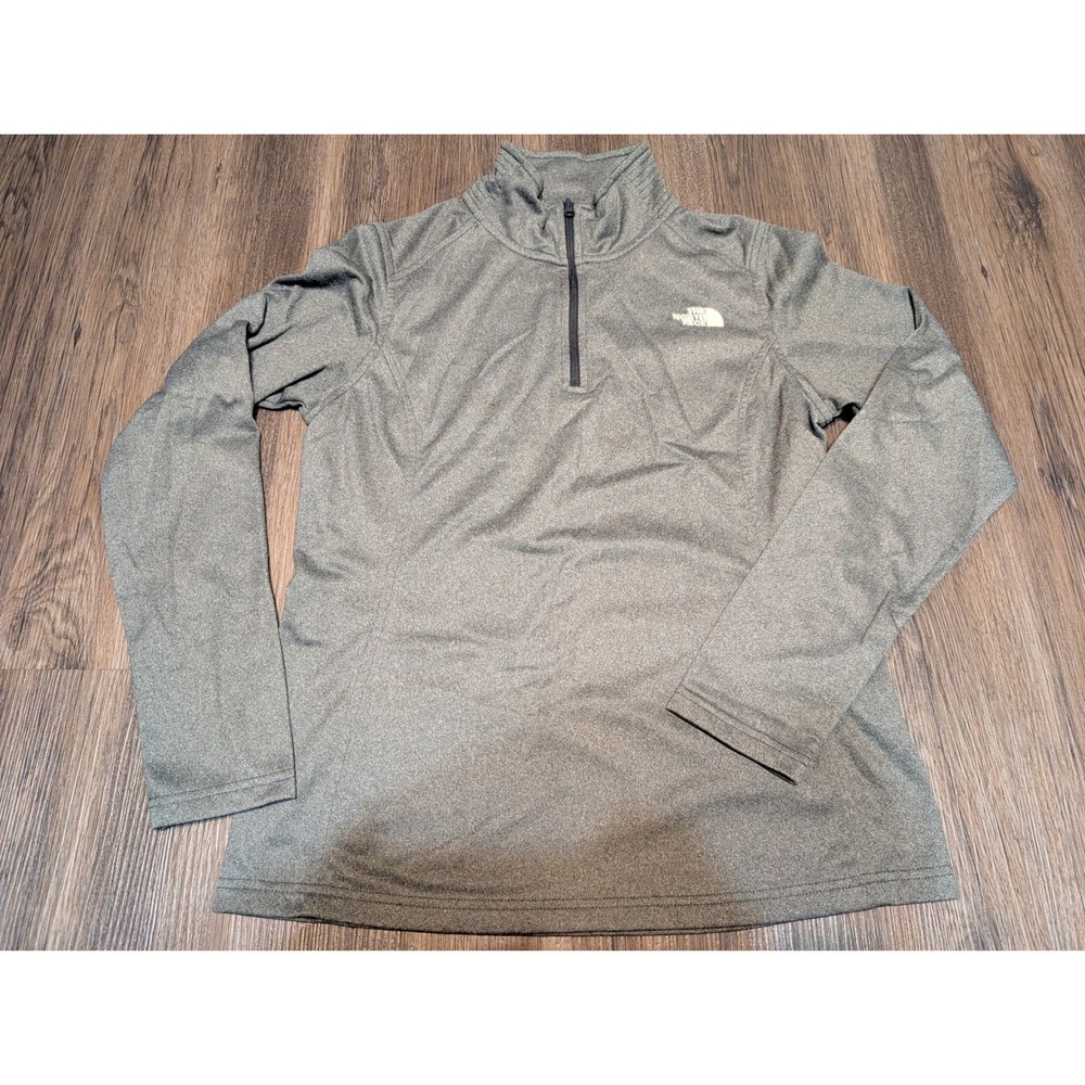 The North Face Pullover Activewear‎ 1/4 Zip Athletic Top Womens Gray M/M